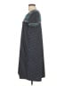 Max Studio Polka Dots Black Teal Casual Dress Size L (estimated) - photo 5