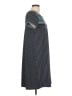 Max Studio Polka Dots Black Teal Casual Dress Size L (estimated) - photo 4