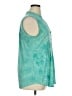 New Directions Teal Sleeveless Blouse Size 1X - photo 4