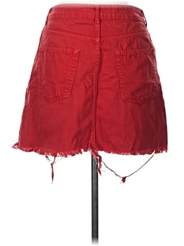 Topshop Denim Skirt (view 2)
