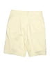 Womyn Solid Yellow Shorts Size 8 - photo 2