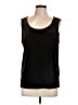 Bob Mackie Black Brown Sleeveless Blouse Size L - photo 1