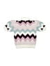 Janie and Jack 100% Acrylic Chevron-herringbone Purple Pullover Sweater Size 6 - photo 2