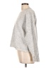 Lucky Brand Solid Gray Pullover Sweater Size L - photo 5