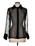 Assorted Brands Black Long Sleeve Blouse Size 6 - photo 1