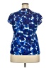 Ivanka Trump 100% Polyester Blue Short Sleeve Blouse Size XXL (estimated) - photo 2