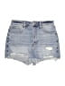 Hollister Blue Denim Shorts Size 3 - photo 1