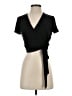 sozy Black Short Sleeve Top Size S - photo 1