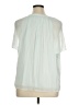 Halogen 100% Polyester Ivory Short Sleeve Blouse Size XL - photo 2