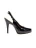 Joan & David 100% Leather Black Heels Size 7 1/2 - photo 1