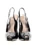 Joan & David 100% Leather Black Heels Size 7 1/2 - photo 2
