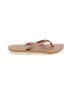 Lucky Brand Tan Flip Flops Size 8 - photo 1