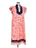 Assorted Brands Print Orange Casual Dress Size XL - photo 1