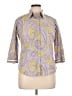 Robert Graham Paisley Purple 3/4 Sleeve Button-Down Shirt Size XL - photo 1