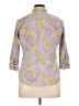 Robert Graham Paisley Purple 3/4 Sleeve Button-Down Shirt Size XL - photo 2