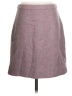 J.Crew 100% Wool Chevron-herringbone Burgundy Wool Skirt Size 4 - photo 1