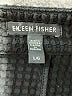 Eileen Fisher Black Coat Size L - photo 6