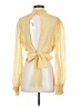 CBR Yellow Long Sleeve Blouse Size S - photo 2