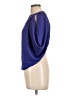 Gracia Blue Short Sleeve Blouse Size L - photo 5