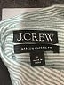 J.Crew 100% Linen Blue Long Sleeve Button-Down Shirt Size 0 - photo 7