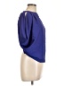 Gracia Blue Short Sleeve Blouse Size L - photo 4