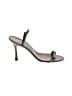 Manolo Blahnik Gray Brown Sandals Size EU 38 1/2 - photo 1