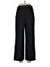 Ann Taylor LOFT 100% Polyester Polka Dots Black Casual Pants Size 4 - photo 2