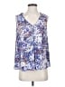 Antonio Melani 100% Silk Blue Sleeveless Silk Top Size S - photo 1
