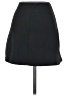 Zara Solid Black Casual Skirt Size S - photo 2