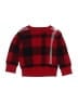 Cat & Jack 100% Cotton Plaid Red Pullover Sweater 9-12 MO / 12 MO - photo 1