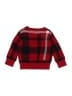 Cat & Jack 100% Cotton Plaid Red Pullover Sweater 9-12 MO / 12 MO - photo 2