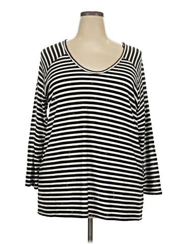 TWO by Vince Camuto 3/4 Sleeve Top (view 1)