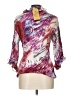 PIANO 100% Polyester Purple 3/4 Sleeve Blouse Size L - photo 2