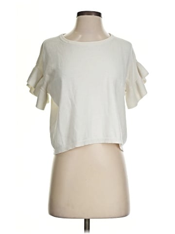 Madewell Ruffle-Sleeve Sweater Tee (view 1)