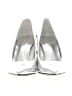 INC International Concepts Metallic Silver Heels Size 7 - photo 2