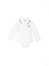 Jacadi White Long Sleeve Onesie Size 3 - photo 1