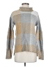 DKNY Plaid Gray Turtleneck Sweater Size XXS - photo 1