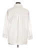 Zara 100% Cotton White 3/4 Sleeve Button-Down Shirt Size XL - photo 2