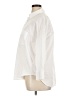 Zara 100% Cotton White 3/4 Sleeve Button-Down Shirt Size XL - photo 5