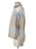 DKNY Plaid Gray Turtleneck Sweater Size XXS - photo 5