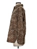 Studio Works Animal Print Brown Long Sleeve Blouse Size S - photo 5