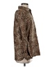 Studio Works Animal Print Brown Long Sleeve Blouse Size S - photo 4