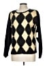 DressBarn Argyle Black Pullover Sweater Size L - photo 1