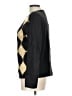DressBarn Argyle Black Pullover Sweater Size L - photo 5