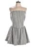 Urban Outfitters Stripes Gray Romper Size L - photo 1