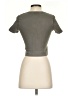 Nux Gray Short Sleeve Top Size S - photo 2