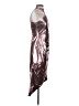 Venus Metallic Silver Cocktail Dress Size XS - photo 4