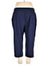 Terra & Sky Solid Blue Active Pants Size 1X - photo 2