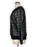 Vocal 100% Polyester Metallic Black Pullover Sweater Size XL - photo 5