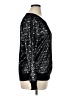 Vocal 100% Polyester Metallic Black Pullover Sweater Size XL - photo 4